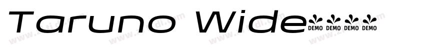 Taruno Wide字体转换